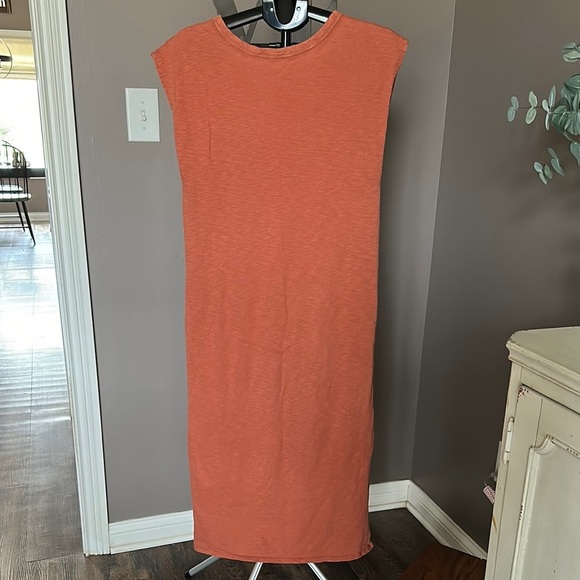 Universal Thread Rust Sleeveless Maxi Dress with Slits on Both Sides - Picture 3 of 4